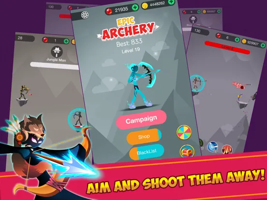 Ảnh chụp màn hình của Stickman Epic Archer iPad 