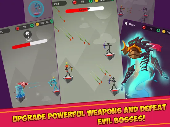 Ảnh chụp màn hình của Stickman Epic Archer iPad 