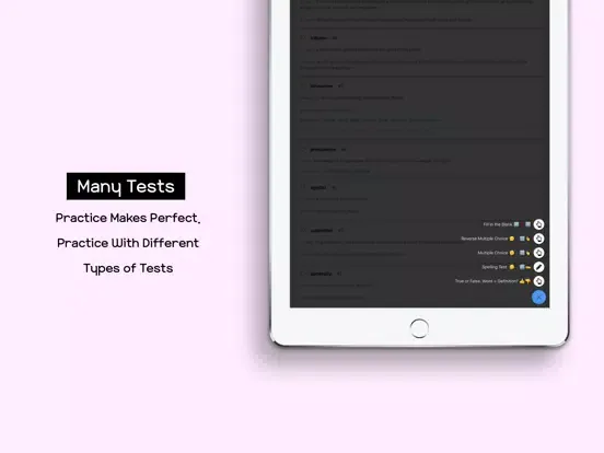 GMAT Vocabulary Words Test iPad 应用截图