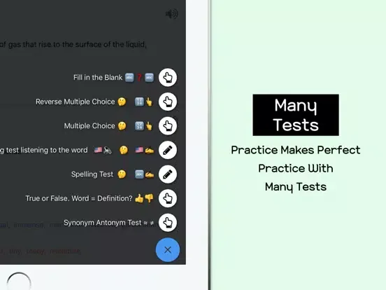 Tangkapan skrin GRE Vocabulary Words iPad 