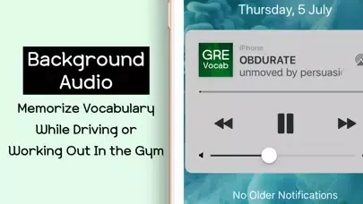 Tangkapan skrin GRE Vocabulary Words