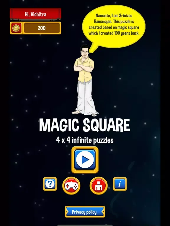 Capturas de tela do Infinite Magic Square Puzzle
