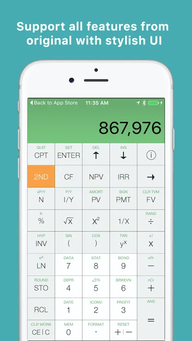 BA Financial Calculator Pro Screenshots