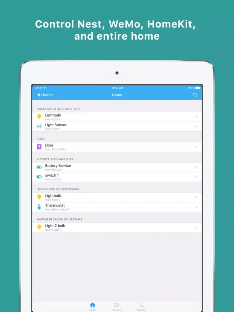 myHome Plus - Control for Nest, WeMo, and HomeKit iPad  سکرین شاٹس