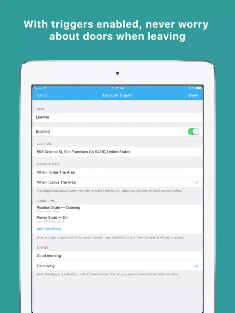 myHome Plus - Control for Nest, WeMo, and HomeKit iPad  سکرین شاٹس