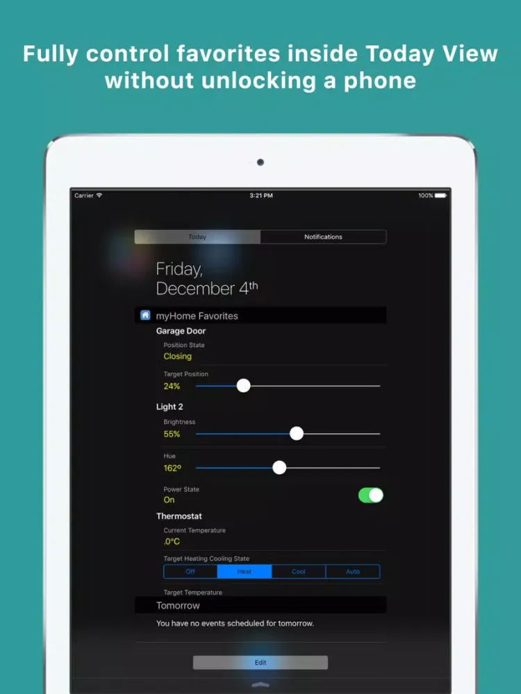 myHome Plus - Control for Nest, WeMo, and HomeKit iPad  سکرین شاٹس