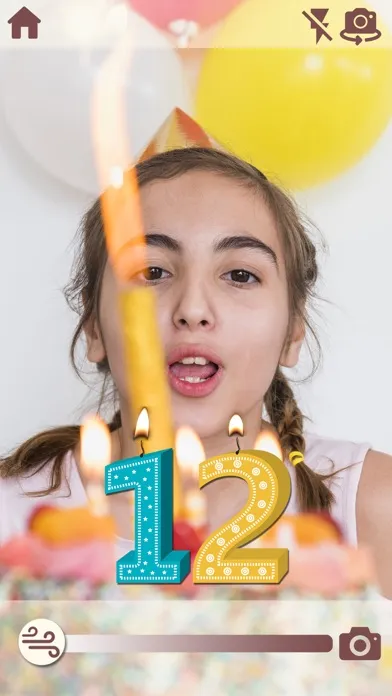 Happy birthday virtual candles स्क्रीनशॉट