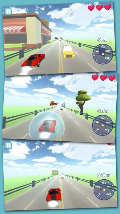 Turbo Cars 3D - Dodge Game of Avoid Car Obstacles Screenshots