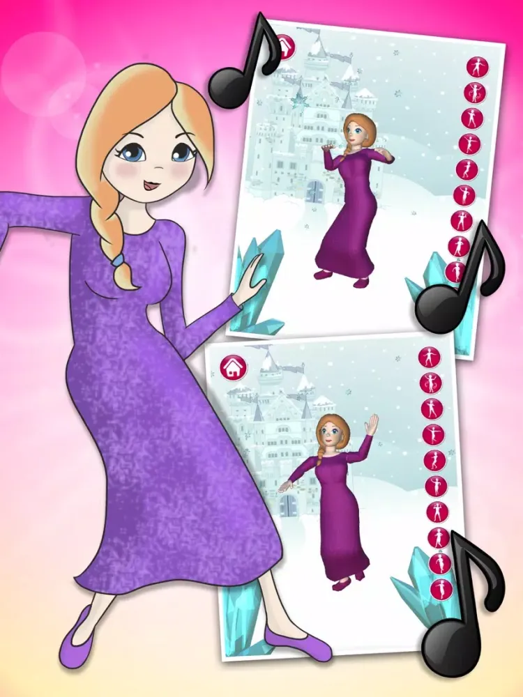 Dance with Snow Queen Princess Dancing Game – Pro iPad  Screenshots