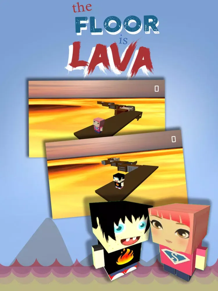 The Floor is Lava 3D - Pro iPad 應用截圖