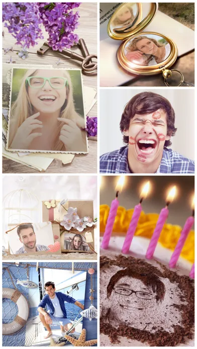 صور Birthday Cards Free: happy birthday photo frame, gift cards & invitation maker