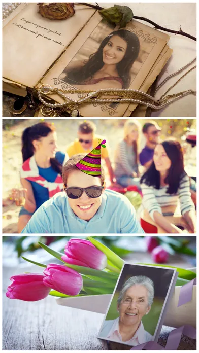صور Birthday Cards Free: happy birthday photo frame, gift cards & invitation maker