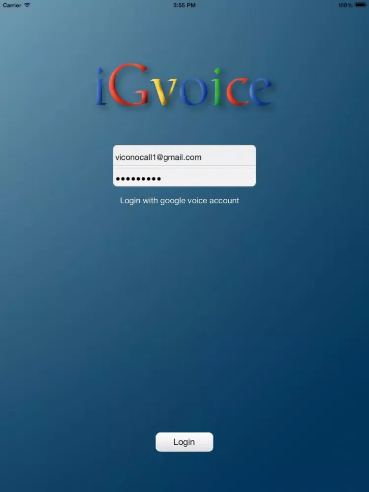 Capturas de pantalla de iGVoice - Google Voice™ VOIP Phone Call + SMS iPad 