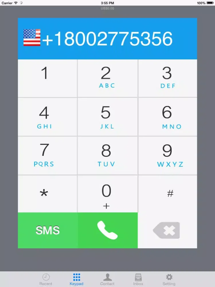 Capturas de pantalla de iGVoice - Google Voice™ VOIP Phone Call + SMS iPad 