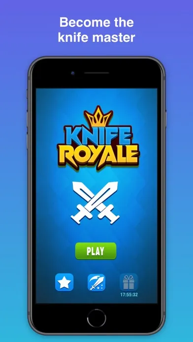 ภาพหน้าจอของ Knife Throw Royale: Hit Game