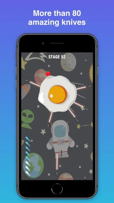 ภาพหน้าจอของ Knife Throw Royale: Hit Game