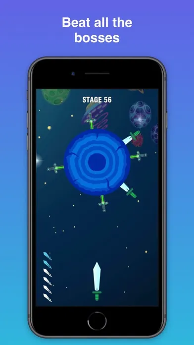 ภาพหน้าจอของ Knife Throw Royale: Hit Game