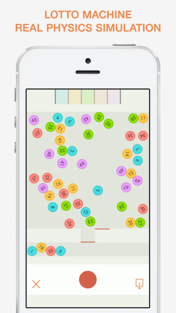 The Lottery - Lucky Numbers Generator and Simulator স্ক্রিনশট