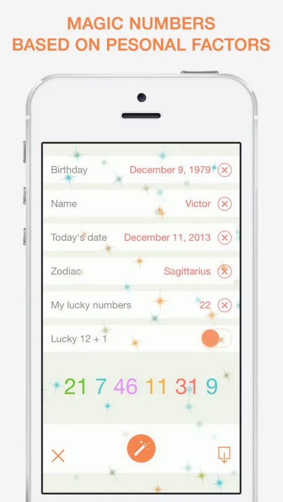 The Lottery - Lucky Numbers Generator and Simulator স্ক্রিনশট