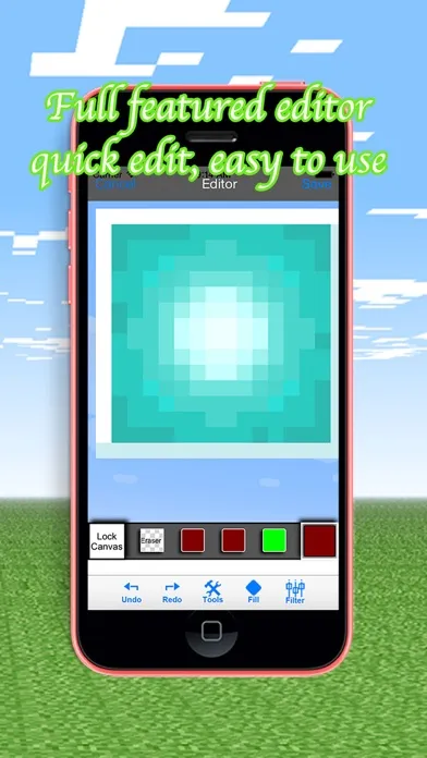 Ảnh chụp màn hình của PE Resource Texture Packs for Minecraft Pocket