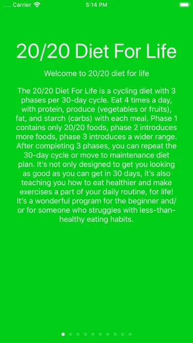 Скриншоты 20/20 Diet For Your Life