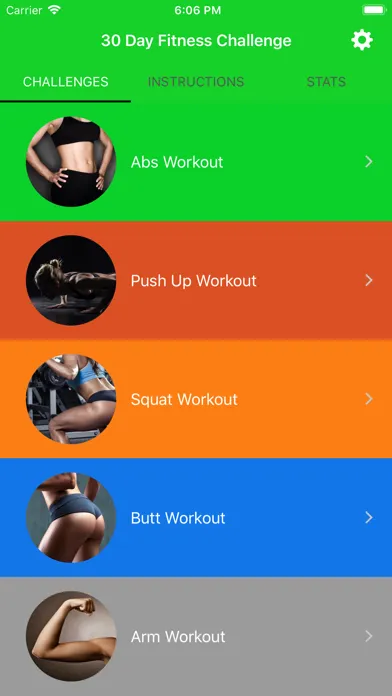 30 Day Fit Challenge Workout Screenshots