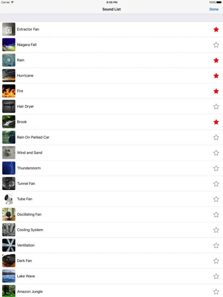 Capturas de pantalla de Melodies - Relax Sleep Sound iPad 