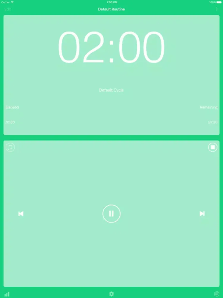 ภาพหน้าจอของ Interval Timer Pro Training iPad 