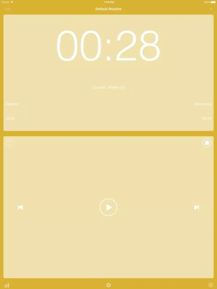 ภาพหน้าจอของ Interval Timer Pro Training iPad 