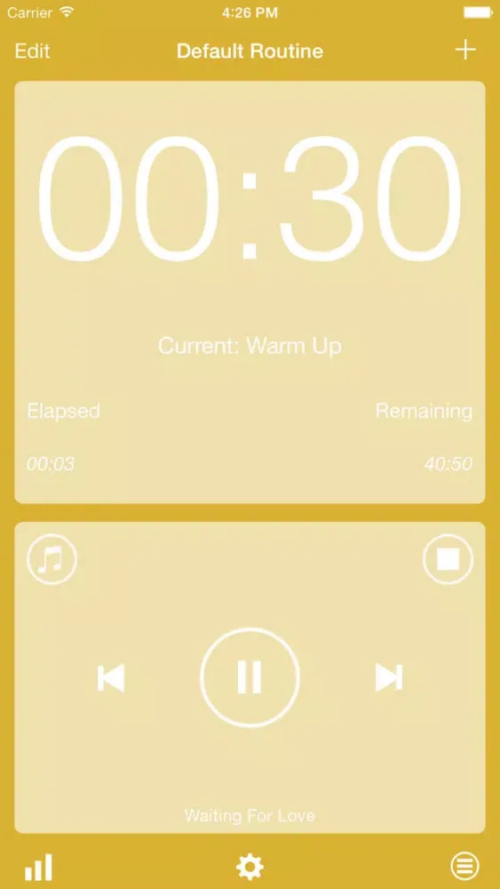 ภาพหน้าจอของ Interval Timer Pro Training