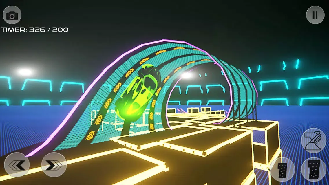 Ảnh chụp màn hình của Neon Drive: Race Track Builder