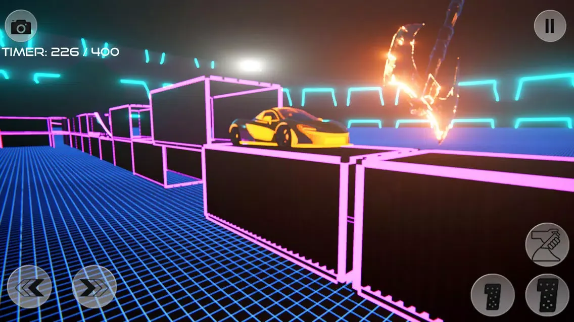 Ảnh chụp màn hình của Neon Drive: Race Track Builder