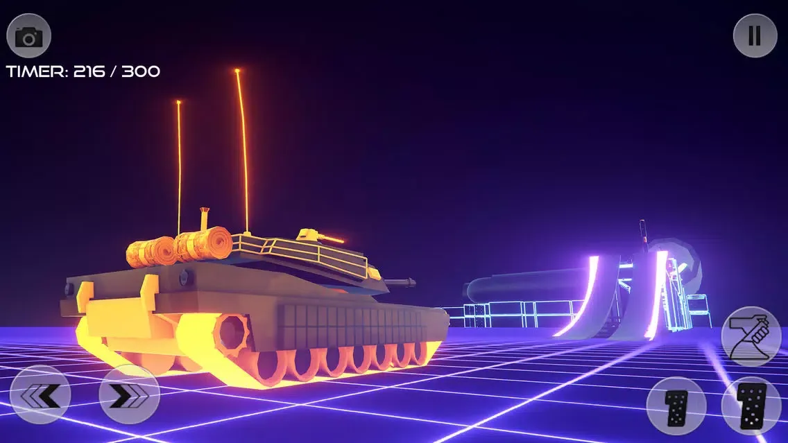 Ảnh chụp màn hình của Neon Drive: Race Track Builder