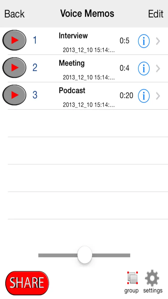 Ảnh chụp màn hình của Recorder Pro