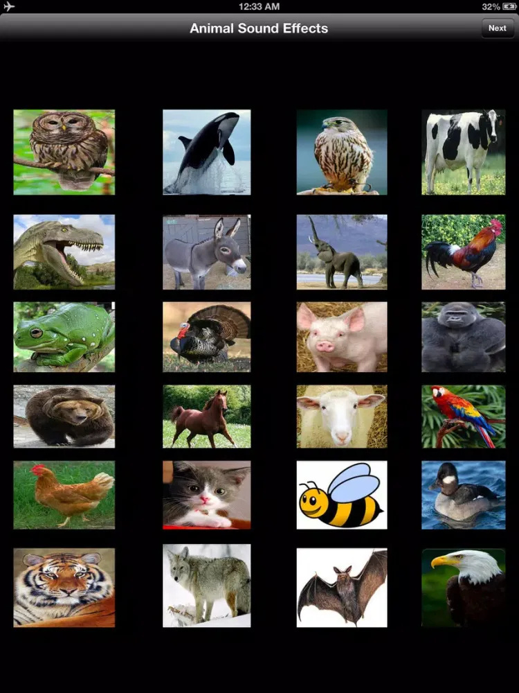 Animal Sound Effects Free iPad  স্ক্রিনশট