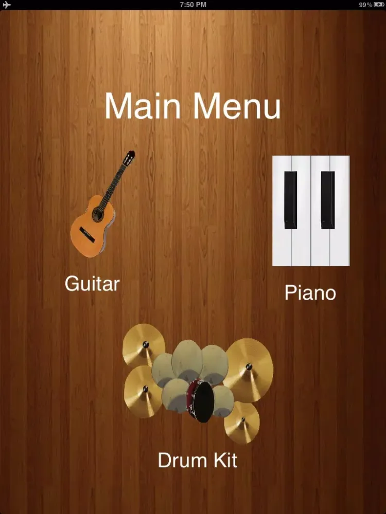 Скриншоты Drum Kit Piano Guitar iPad 