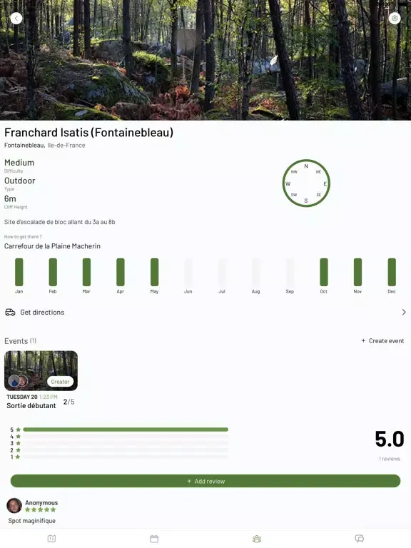 Zrzuty ekranu Climbing Spot iPad 