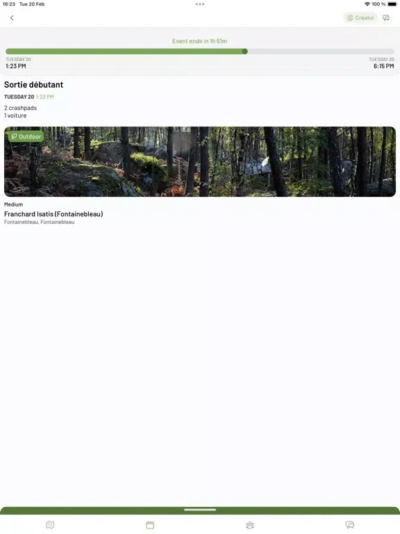 Zrzuty ekranu Climbing Spot iPad 