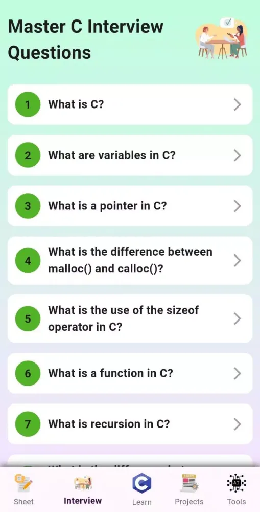 Ảnh chụp màn hình của C Programming for Beginners