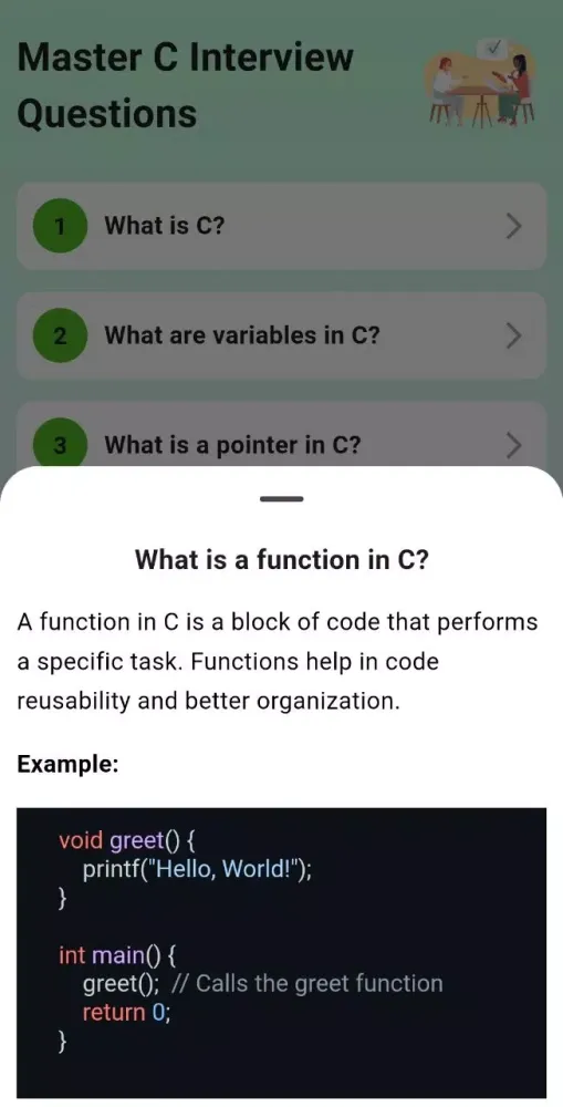 Ảnh chụp màn hình của C Programming for Beginners