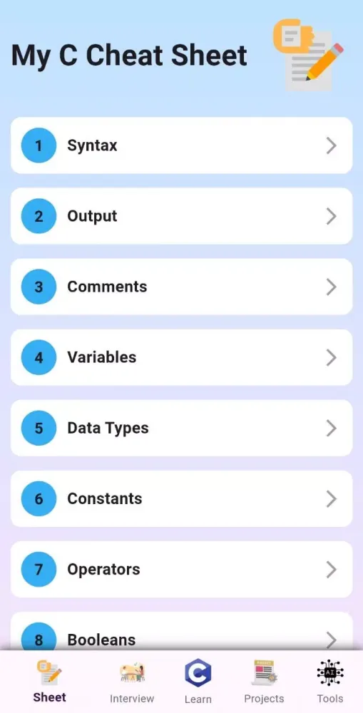 Ảnh chụp màn hình của C Programming for Beginners