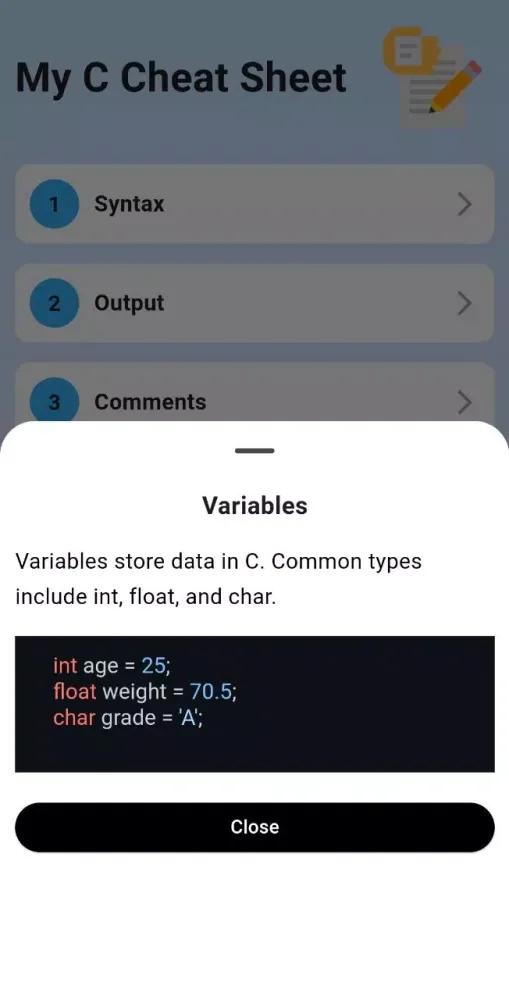 Ảnh chụp màn hình của C Programming for Beginners