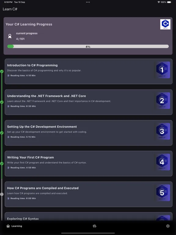 تصاویر C# Programming For Beginners iPad