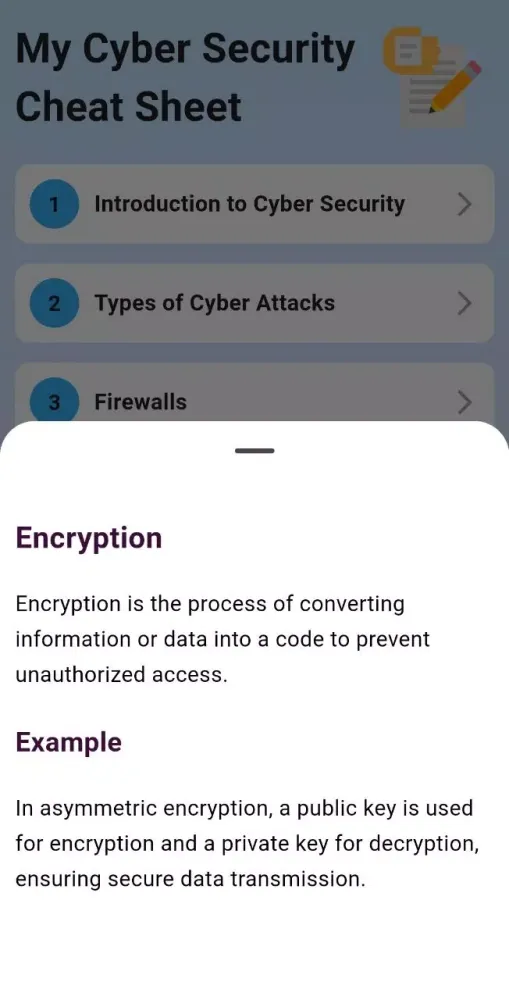 Capturas de tela do Cyber Security For Beginners