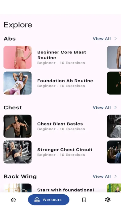 Zrzuty ekranu Gym Workouts & Planner Pro