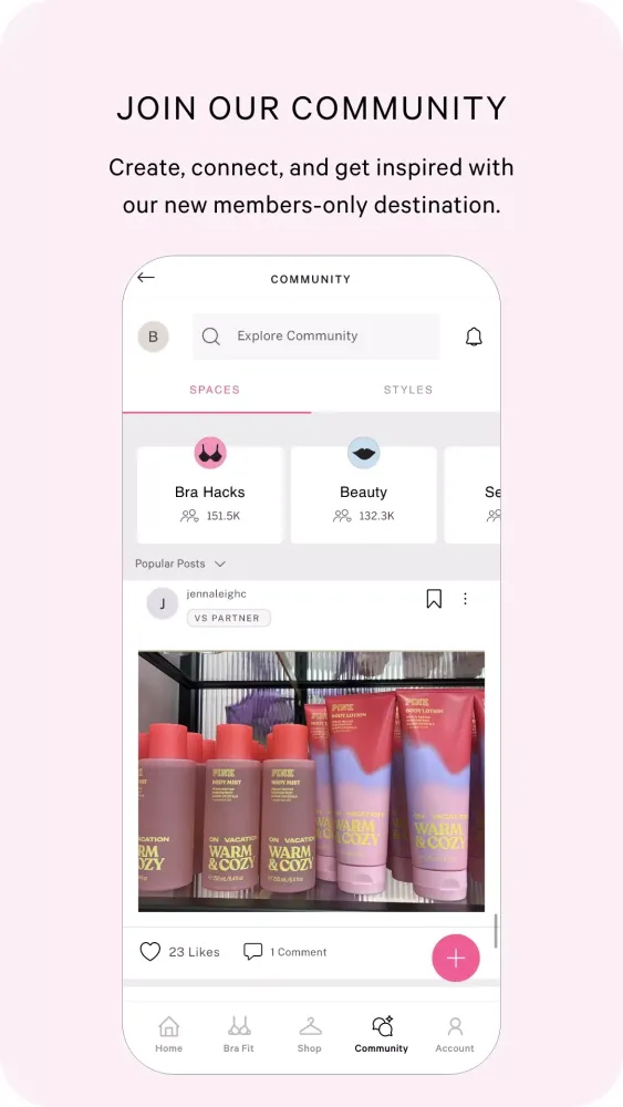 Victoria's Secret PINK Apparel سکرین شاٹس