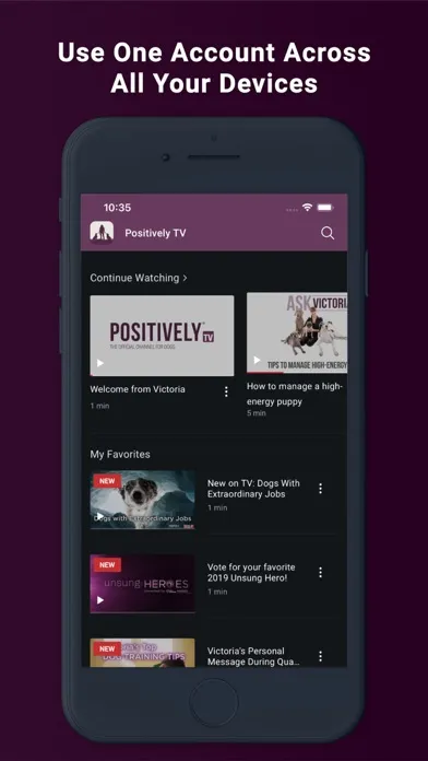 Capturas de pantalla de Positively TV