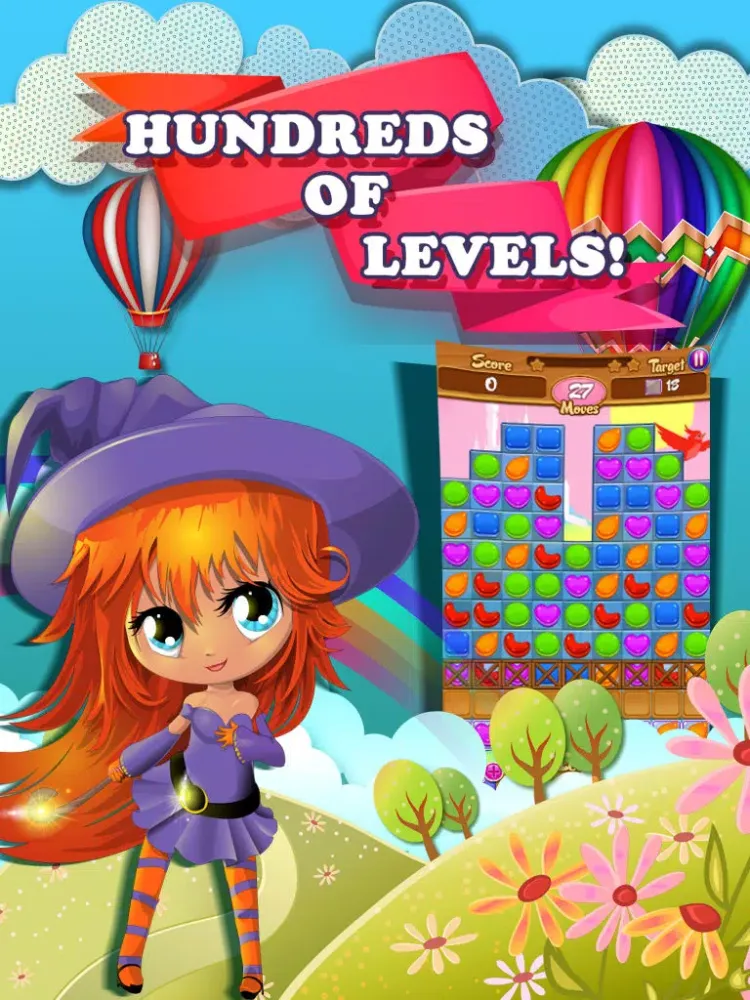 Jelly Pop Mania! - Your New Best Fair Frenzy World Match Three Addiction Puzzle Game iPad 应用截图