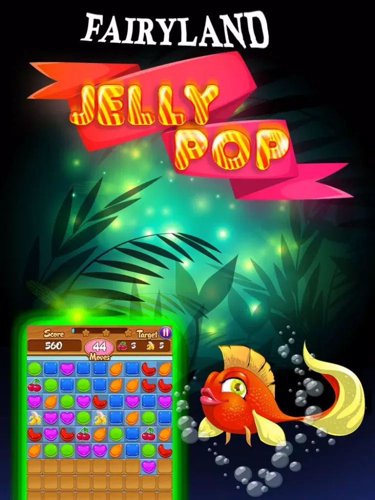 Jelly Pop Mania! - Your New Best Fair Frenzy World Match Three Addiction Puzzle Game iPad 应用截图