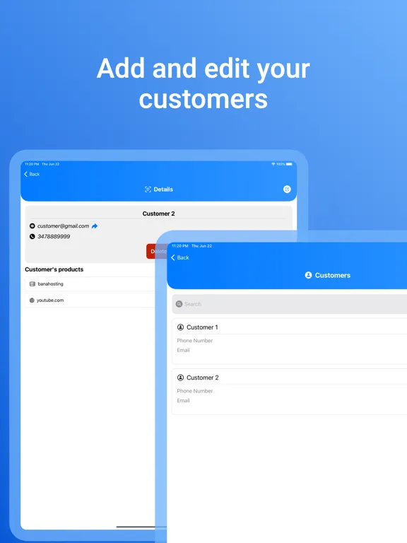 تصاویر Hosting Tracker iPad 